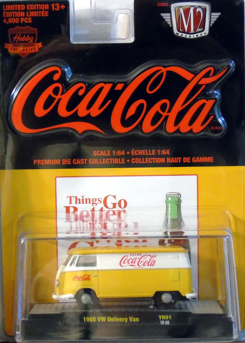 M2 Machines Coca Cola 1960 VW Delivery Van 1/750 Chase